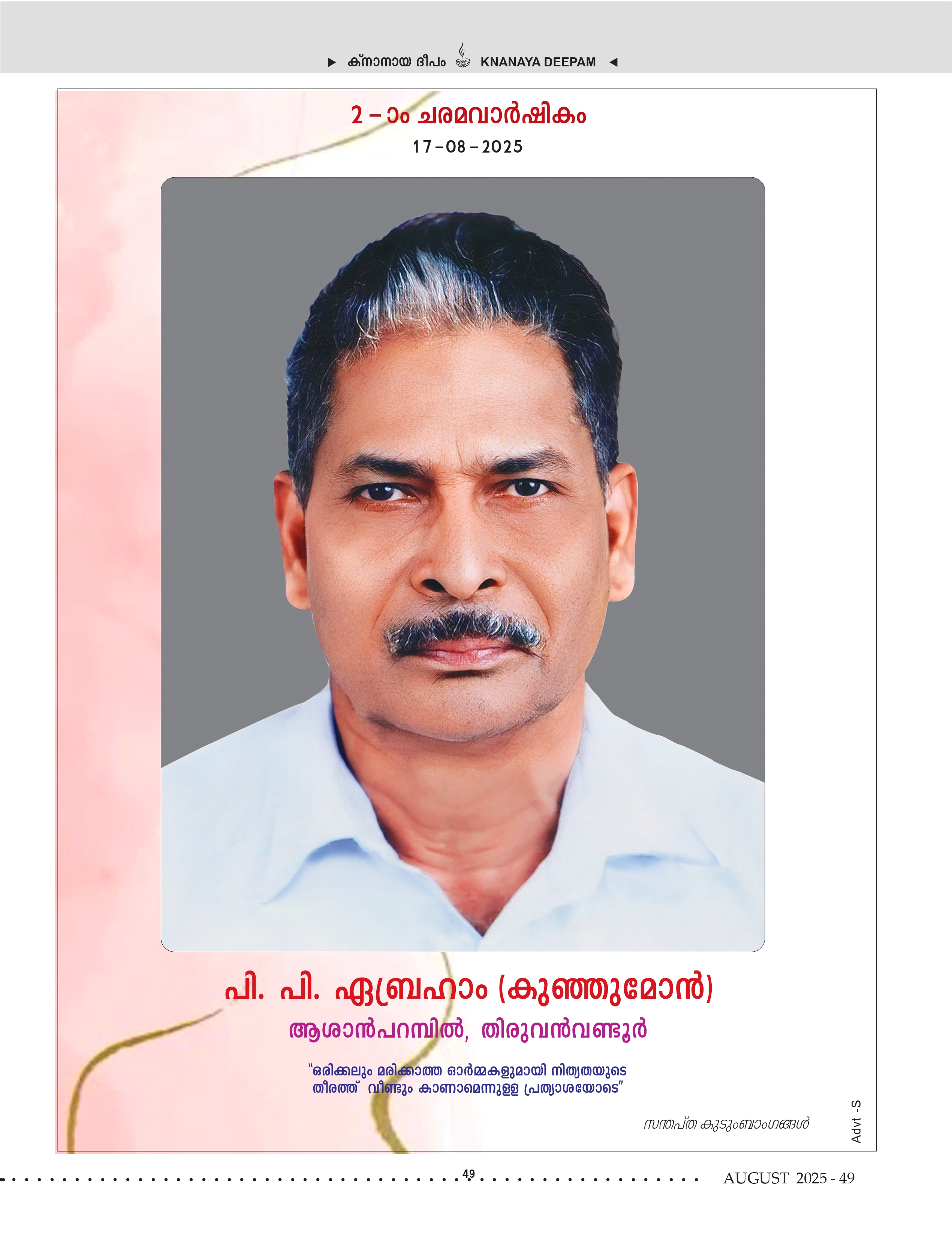 Death Anniversaries